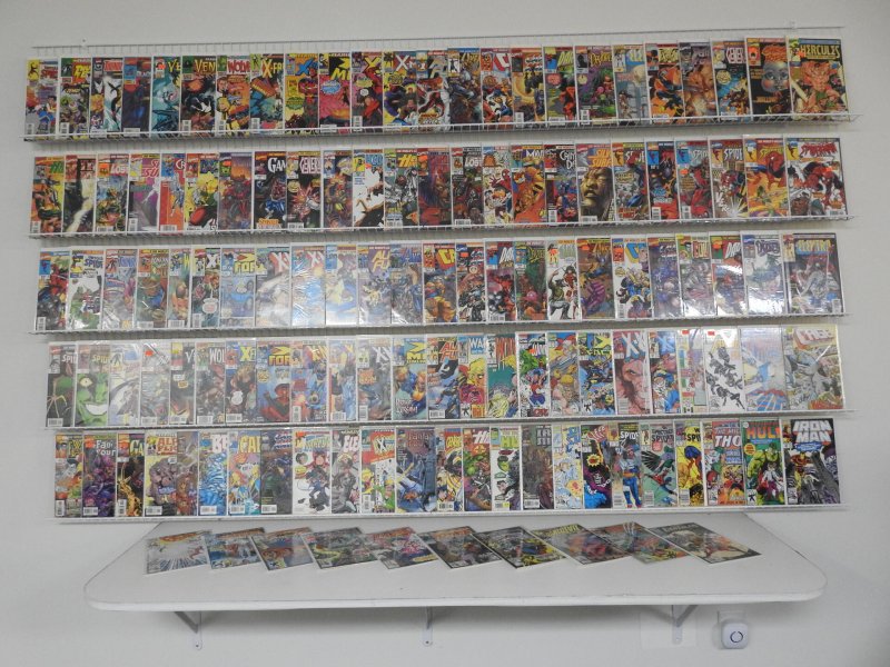 Huge Lot 130 Comics W/ Captain America,  X-Men, Venom+ Avg VF+ Condition