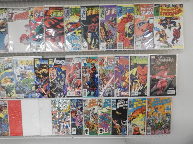 Huge Lot 130+ Comics W/ Spider-Man, Fantastic Four, Daredevil, +More! Avg VF-