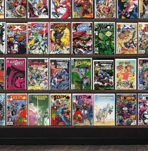 Huge Lot 150+ Comics with The H.A.R.D. Corps, Hawkman, Elfquest & More!