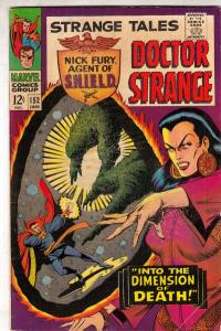 Strange Tales #152 (Jan-67) VG Affordable-Grade Nick Fury, Dr. Strange