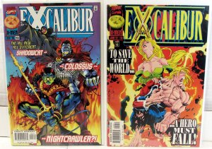 Excalibur Lot 2 #103, 110 1996 Marvel 9.2 Shadowcat Colossus Nightcrawler Comics