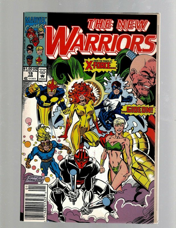 12 Comics New Mutants 97 New Warriors 5 7 12 19 20 26 30 31 Deathlok 4 ++ J417 