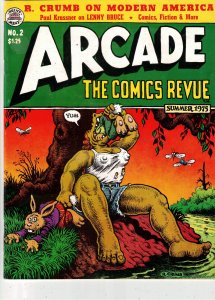Arcade #2 (1975) VF/NM High-Grade R.Crumb UNDERGROUND Comix Wow!