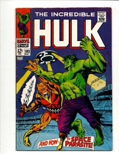 Incredible Hulk # 103 FN/VF Marvel Comic Book Iron Man Captain America Thor BJ1