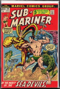 Sub-Mariner #54 (1972) Namor the Sub-Mariner