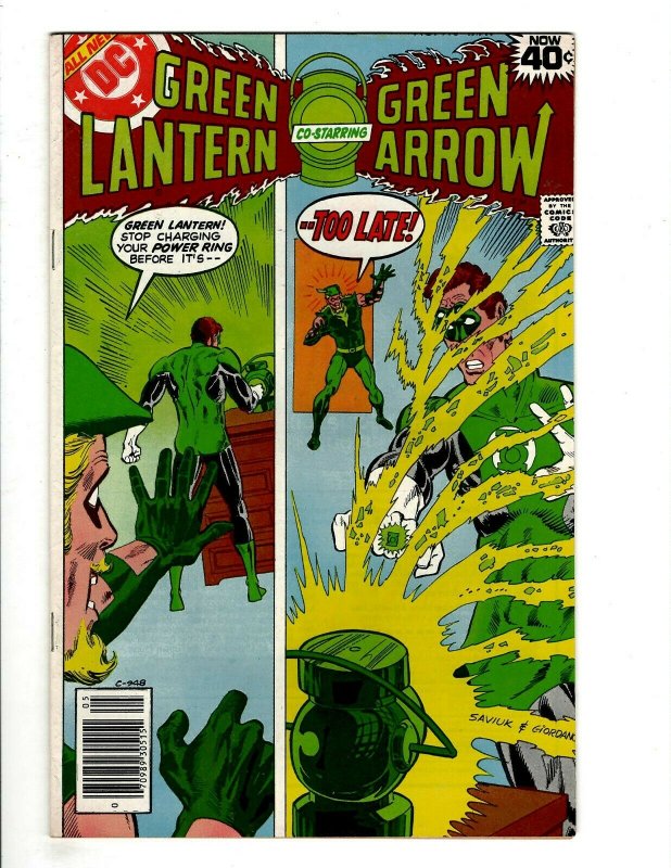 10 Green Lantern and Green Arrow DC Comics 110 111 112 113 114 115 116 + J461