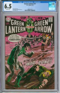 Green Lantern #77 CGC 6.5 1970 DC Comics Off White Pages