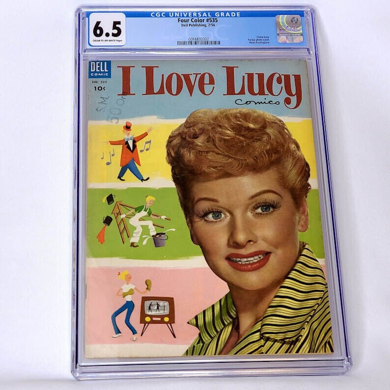 I Love Lucy Comics #1 Four Color 535 Dell 1954 CGC 6.5 Lucille Ball Photo Cover