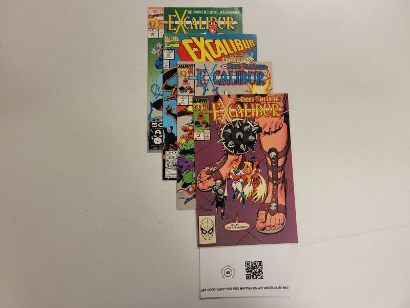 4 Excalibur Marvel Comic Books #13 14 42 53 53 TJ28