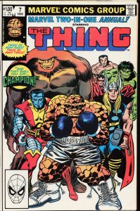 Marvel Two-in-One Annual #7 (1982) The Thing [Key Issue]
