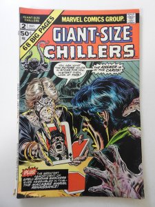 Giant-Size Chillers #2 (1975) GD/VG Condition 1 1/2 in cumulative spine split