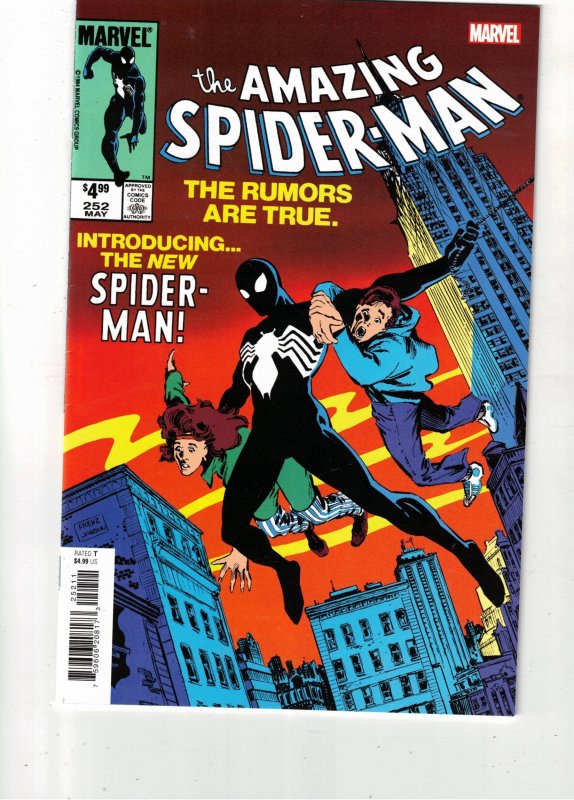 Amazing Spider-Man #252 REPRINT 1ST APPEARANCE BLACK COSTUME SUPER-HIGH-GRADE NM