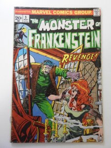 The Frankenstein Monster #3 (1973) VG- Condition tape pull bc