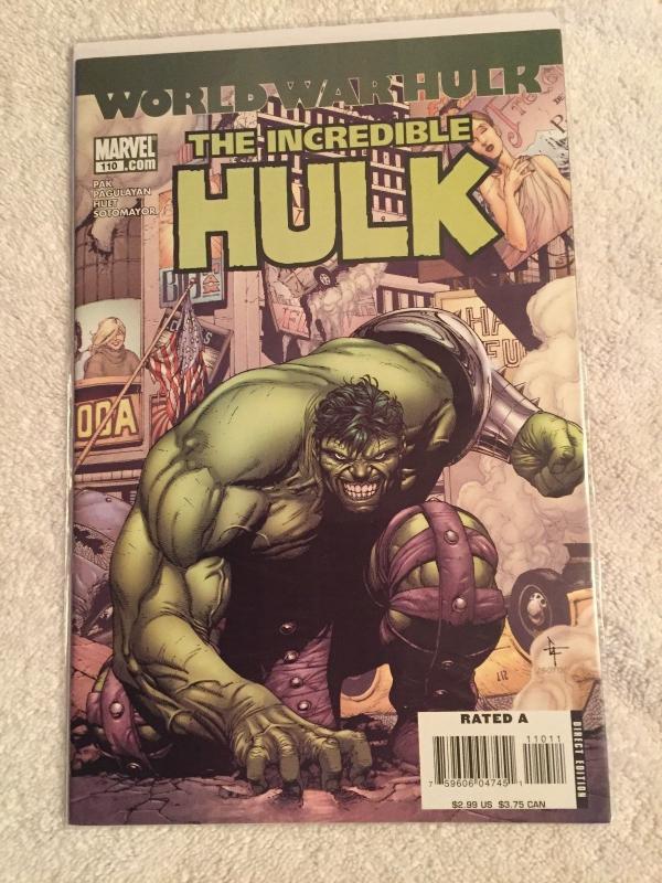WORLD WAR HULK--THE INCREDIBLE HULK-#'s 109,110,111 / 2007-MARVEL