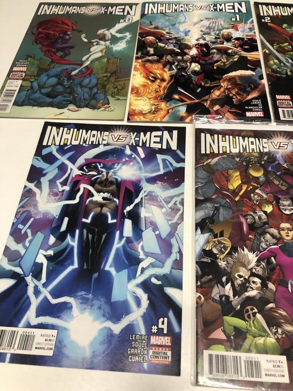 Inhumans Vs X-Men (2017) # 0-6 (FN/VF) Marvel Comics • Charles Soule • Garron