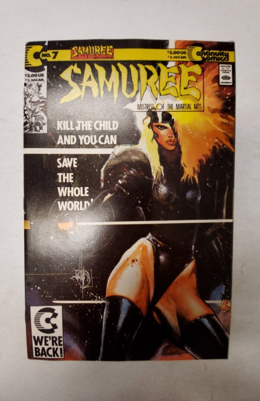 Samuree #7 (1990) NM Continuity Comic Book J691