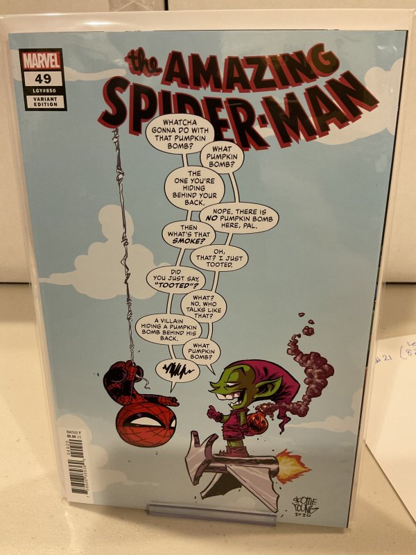 Amazing Spider-Man #49 (Legacy #850)  Skottie Young Variant!