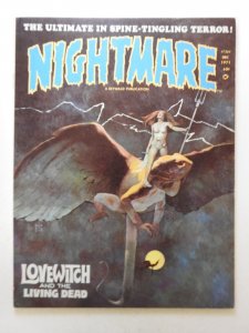 Nightmare #6 (1971) LoveWitch and The Living Dead! Sharp VF- Condition!