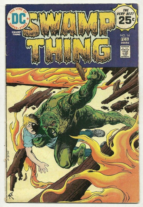 SWAMP THING #14, VG+, Horror, 1972 1975, Tomorrow Children, Redondo