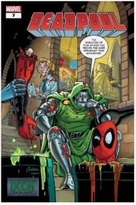 DEADPOOL #7 MARVEL 2024 AMANDA CONNER DOOM VARIANT NM KEY 1ST ELLIE AS DEADPOOL