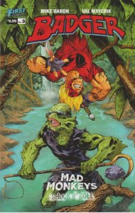 BADGER MAD MONKEY SHOCK N ROLL (2024 1FIRST) #3 CVR A BARRY MCCLAIN JR