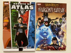 Agents Of Atlas lot Marvel 5 different books 8.0 VF (Years Vary)