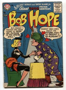 ADVENTURES OF BOB HOPE #40--1956--DC--SWAMI COVER AND STORY--comic book