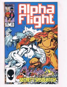 Alpha Flight #23 VF Marvel Comics Copper Age Comic Book June 1985 DE41 AD18