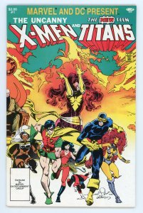 Marvel and DC Present featuring The Uncanny X-Men and The New Teen Titans NM