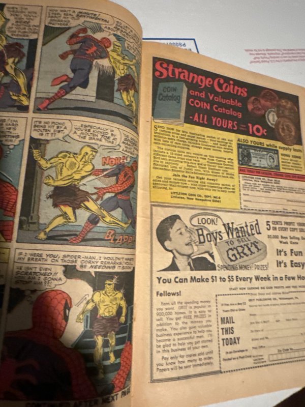 The Amazing Spider-Man #28 (1965)first app of Molten Man