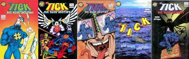 TICK BIG BLUE DESTINY (1997 NEC) 1-5  COMPLETE!