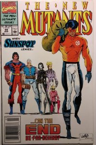 The New Mutants #99 Newsstand Edition (1991)