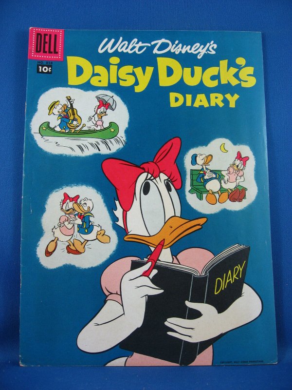 Four Color 858 DAISY DUCK'S DIARY  Fine 1957