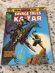 Savage Tales Annual # 1 VF/NM Curtis Marvel Comic Book Magazine Ka-Zar 4 J390