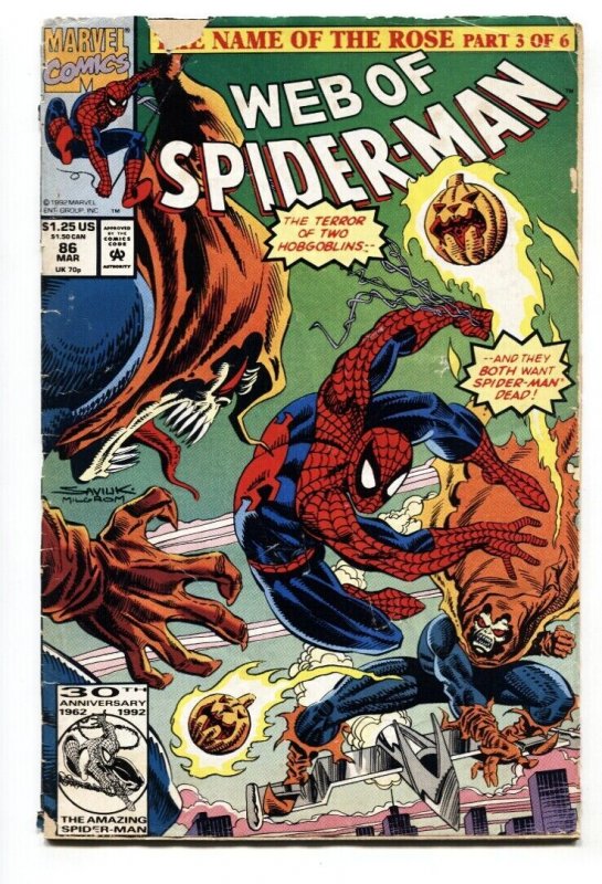 Web of Spider-Man #86 1st appearance of Demogoblin