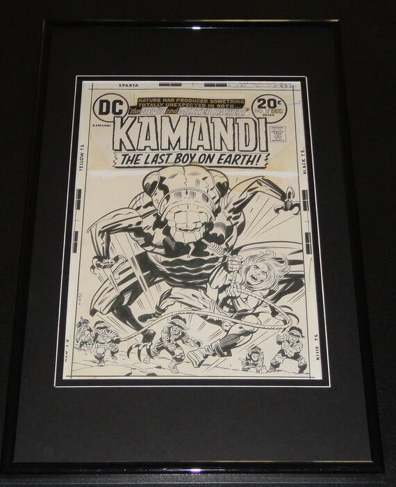 Kamandi #12 Cover Framed 11x17 Photo Display Official Repro Jack Kirby