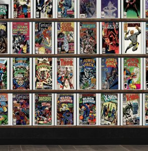 Huge Lot 150+ Comics with Power Pack, Warlord, Thor, Iron Man & More!