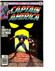 6 Captain America Marvel Comic Books # 249 252 253 256 257 258 Hulk Thing BH7