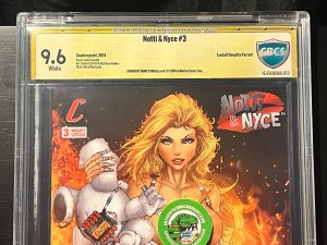 Notti & Nyce #3 - Tyndall Naughty Variant Signed (2014) CBCS 9.6