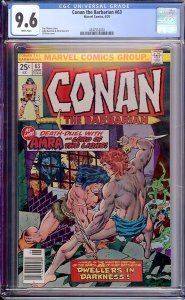Conan the Barbarian #63 (June 1976, Marvel Comics) CGC 9.6 White Pages