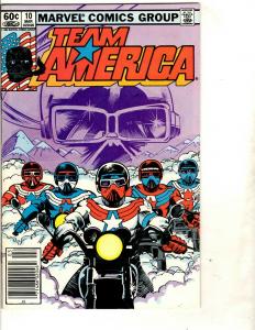 10 Team America Marvel Comics # 4 5 6 7(2) 8 9 10 11(2) WS5