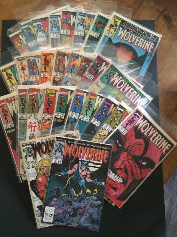 WOLVERINE [HIS OWN SERIES-LOT OF 30] V1 #'s 1-30 1988-HIGH QUALITY