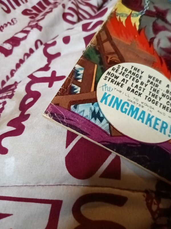 KONGA #22 Charlton comics 1965 Montes & Bache art silver age scifi horror