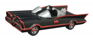 DIAMOND SELECT 1966 BATMAN BATMOBILE VINYL BANK! ADAM WEST! BURT WARD! FREE SHIP