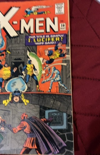 The X-Men #20 (1966) I Lucifer how professor lost his legs