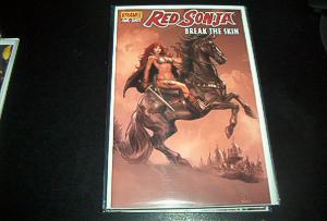 Red Sonja Break the Skin Comic Book Cover A  One Shot