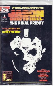 Jason Goes to Hell: The Final Friday #1 (with card) VF ; Topps | Glow in the Dar