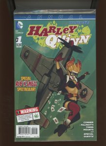 (2014) Harley Quinn Annual #1: RUB 'N SMELL VARIANT (POLYBAGGED)! (9.2)