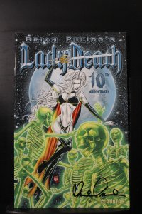 Lady Death 10th Anniversary Alternate Cover (2004) *SIGNED 