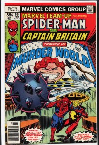 Marvel Team-Up #66 (1978) Captain Britain [Key Issue]